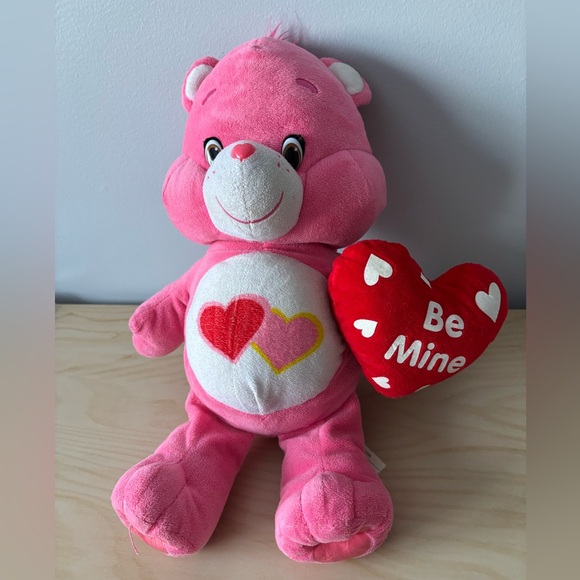 Care Bears “Love-a-Lot” Pink Bear with Heart ♥️ 🐻 - Picture 2 of 9
